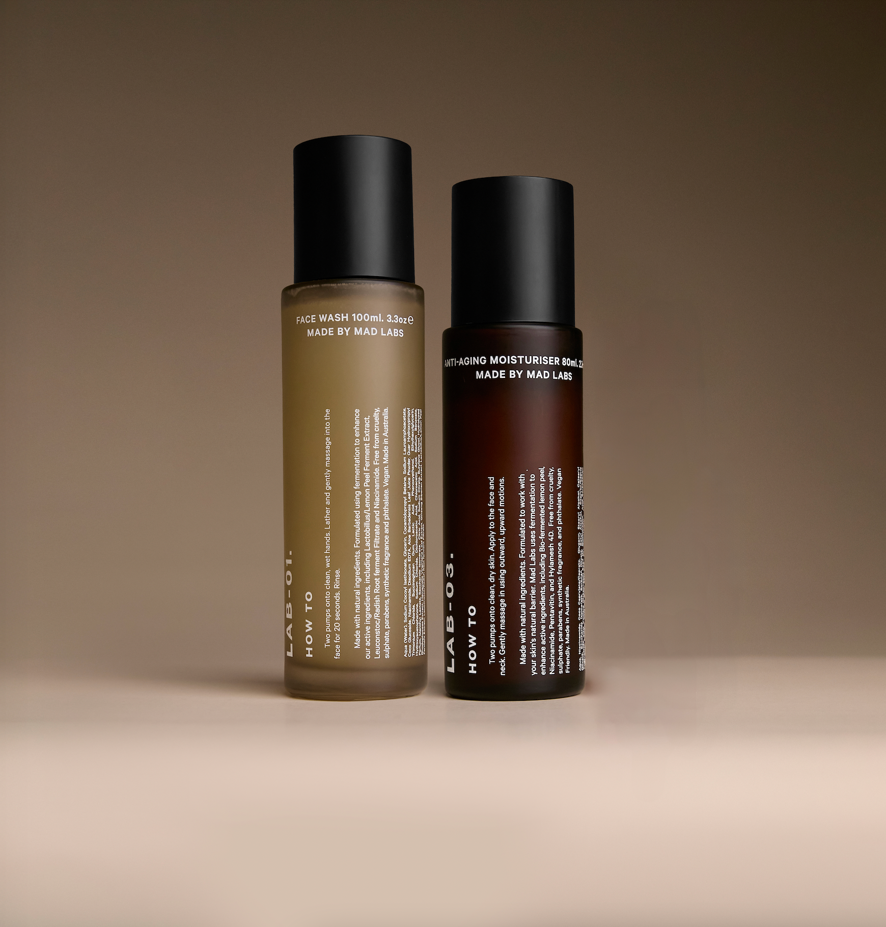 ANTI-AGING MOISTURISER + DEEP CLEANSING FACE WASH